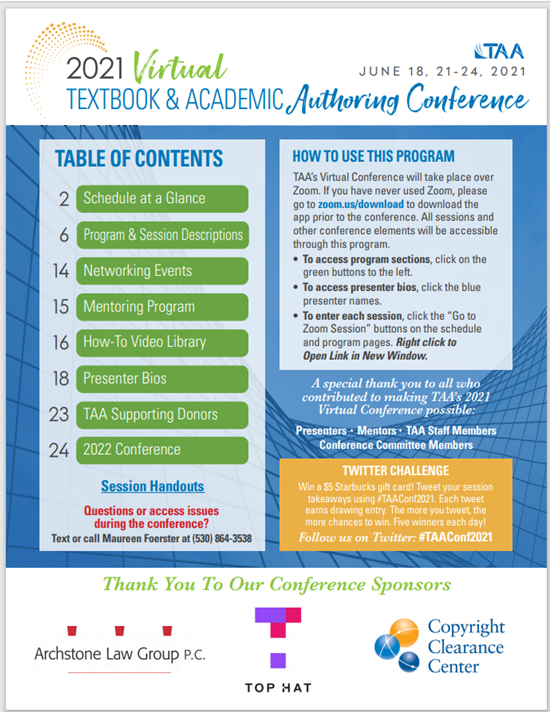 TAA Conference Past Conferences