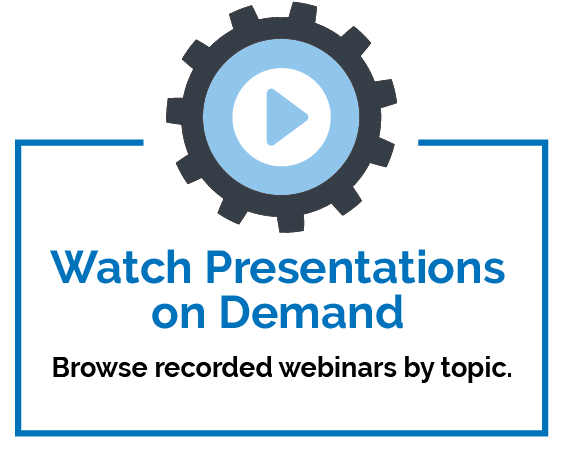 Watch presentations on demand