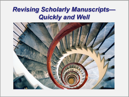 Revising Scholarly Manuscripts