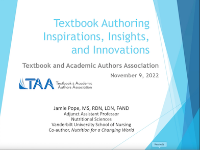Textbook Authoring Insights