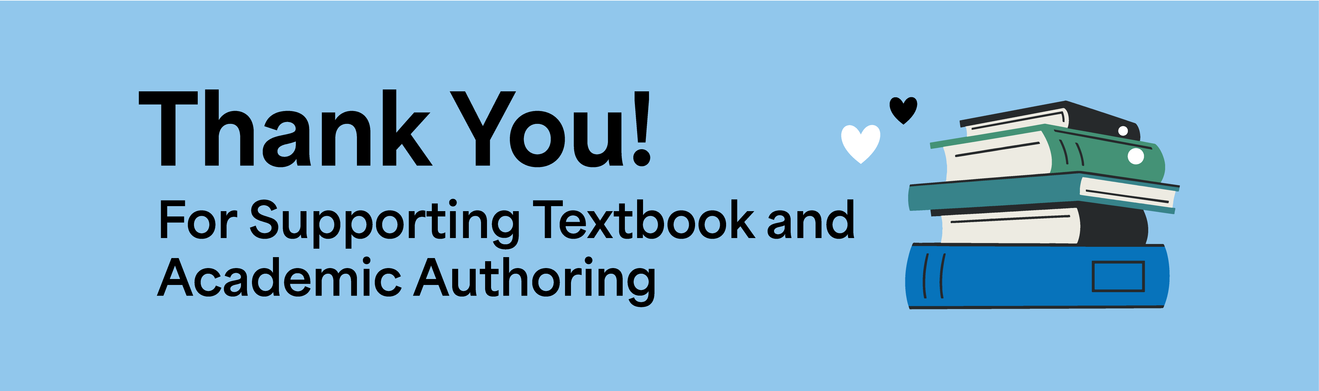 Thank you for supporting Textbook & Academic Authoring